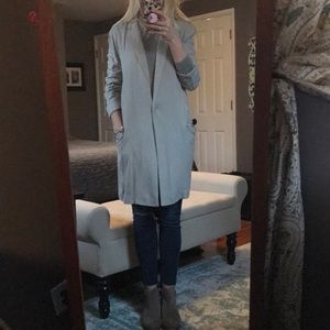 BB Dakota gray/taupe oversized blazer